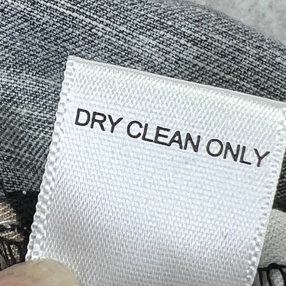 Banana Republic Strapless Floral Dress Linen Blend Black Size 0 Cocktail Chic - Picture 11 of 15